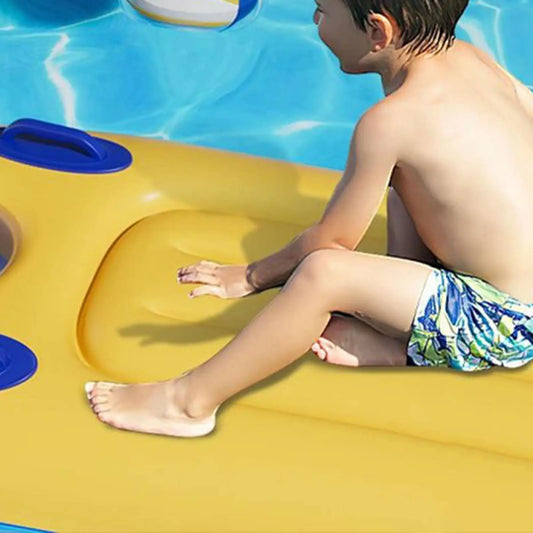 Kids Inflatable Surfboard Float with Handles, PVC Swimming Mattress Hammock for Pool & Beach