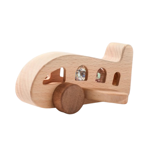 Wooden Montessori Train Set – Educational Birthday Toy for Toddlers & Kids