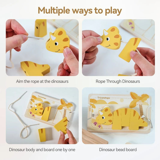 Baby Dino Toy Set – Montessori-Inspired Dinosaur Game for Toddlers