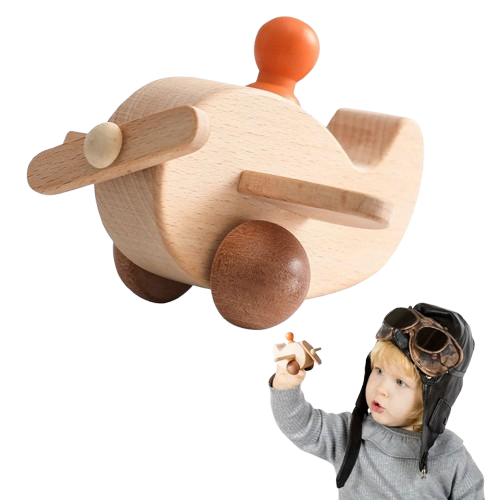 Wooden Montessori Train Set – Educational Birthday Toy for Toddlers & Kids