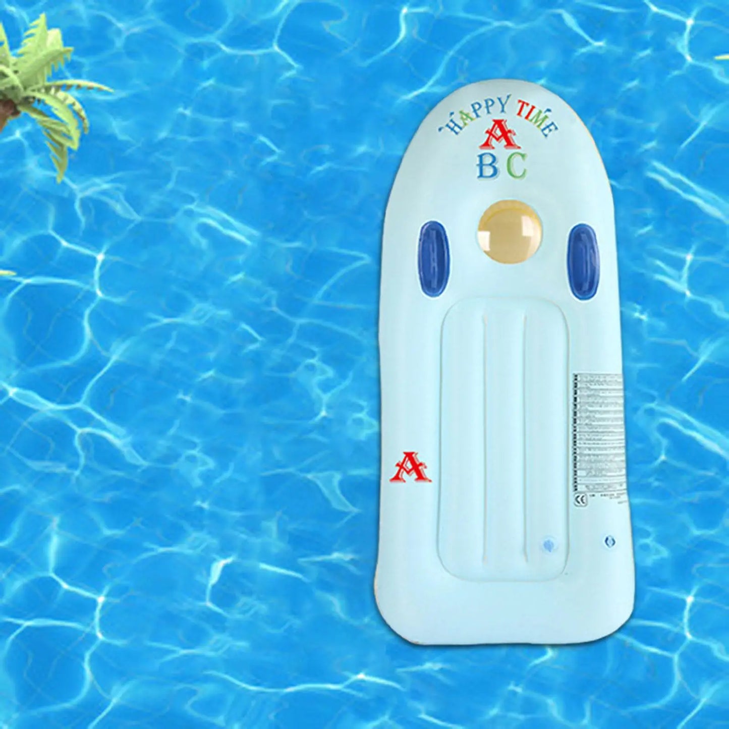 Kids Inflatable Surfboard Float with Handles, PVC Swimming Mattress Hammock for Pool & Beach