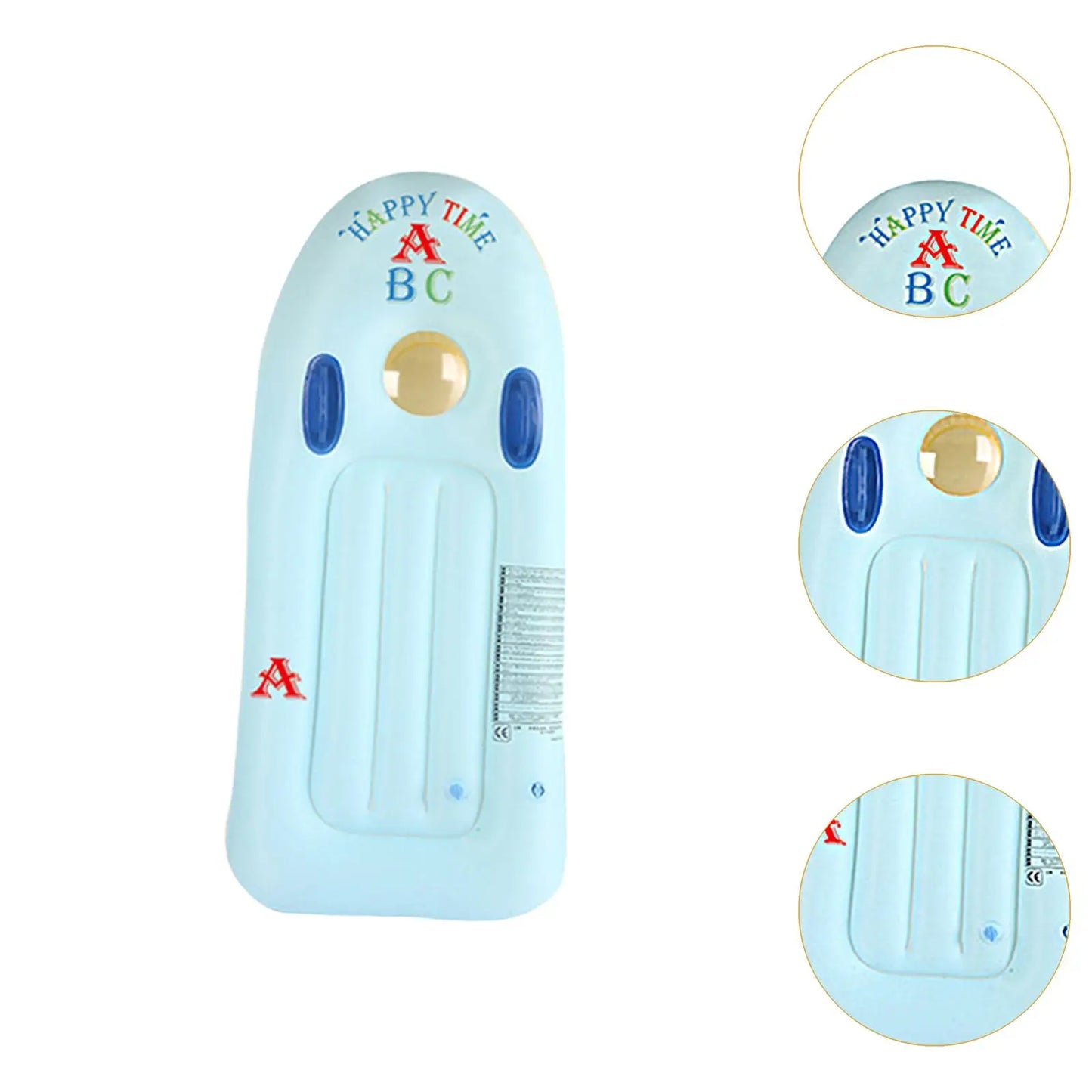 Kids Inflatable Surfboard Float with Handles, PVC Swimming Mattress Hammock for Pool & Beach