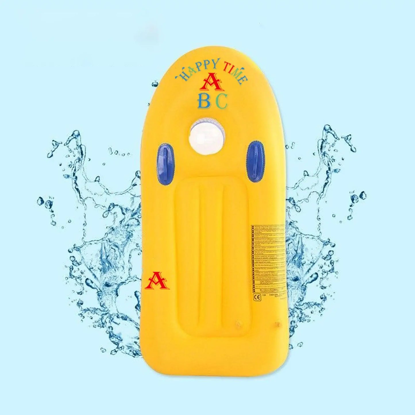 Kids Inflatable Surfboard Float with Handles, PVC Swimming Mattress Hammock for Pool & Beach