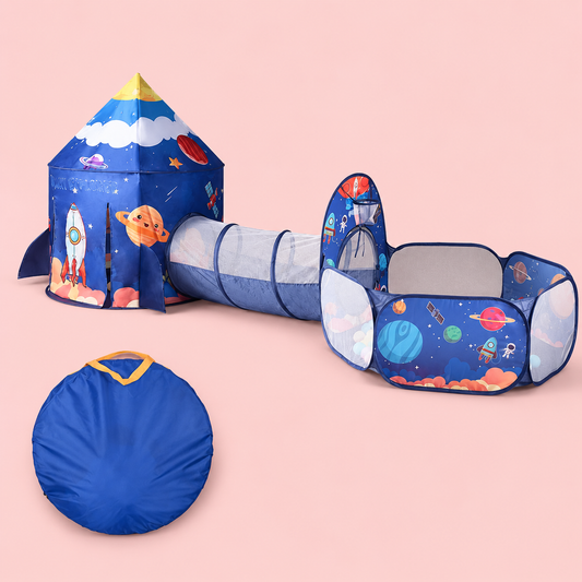 Safe and Rocket ship tent for toddlers and preschoolers