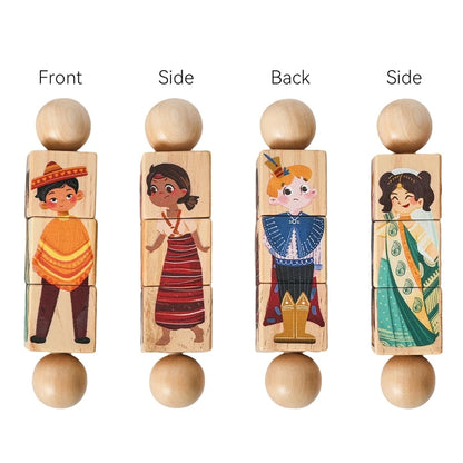 Baby Wooden Rotating Puzzle & Musical Mobile – Montessori Rattle Toy & Newborn Gift