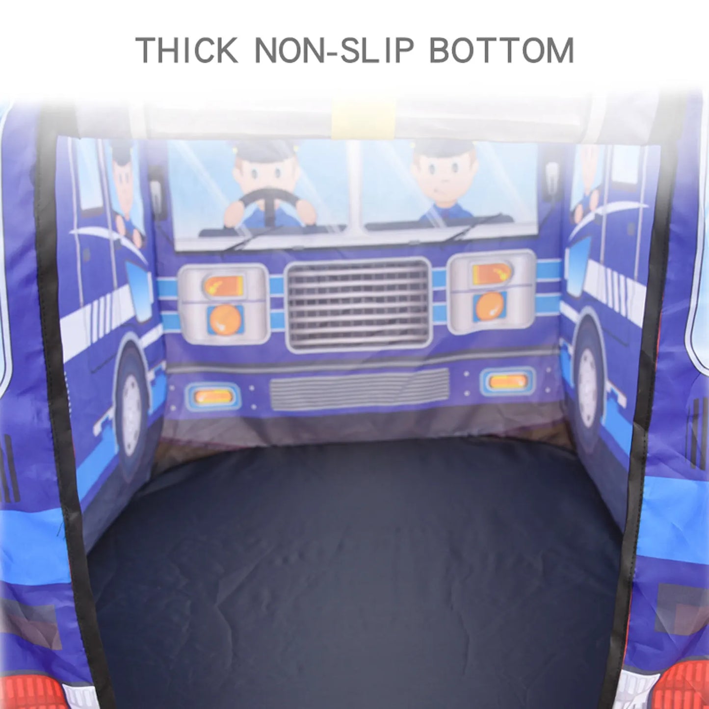 Children's playpen with police car design and thick non-slip bottom