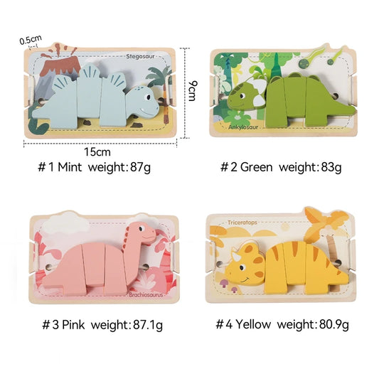 Baby Dino Toy Set – Montessori-Inspired Dinosaur Game for Toddlers